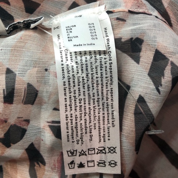 VENUS Zebra Pattern Swim Sarong O/S NWOT - Picture 8 of 15
